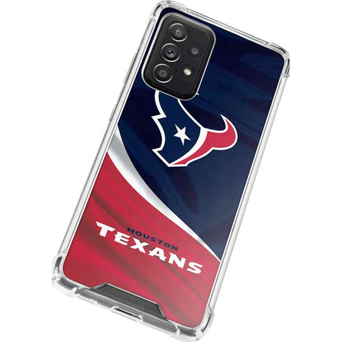 NFL Houston Texans Galaxy A52 5G Clear Case