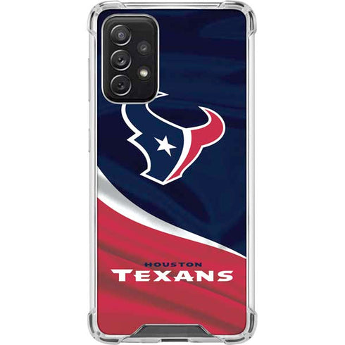 NFL Houston Texans Galaxy A72 5G Clear Case