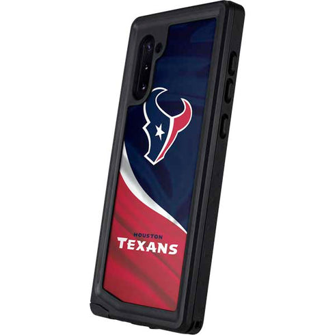 NFL Houston Texans Galaxy Note 10 Waterproof Case