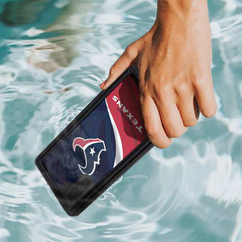 NFL Houston Texans Galaxy Note 10 Waterproof Case