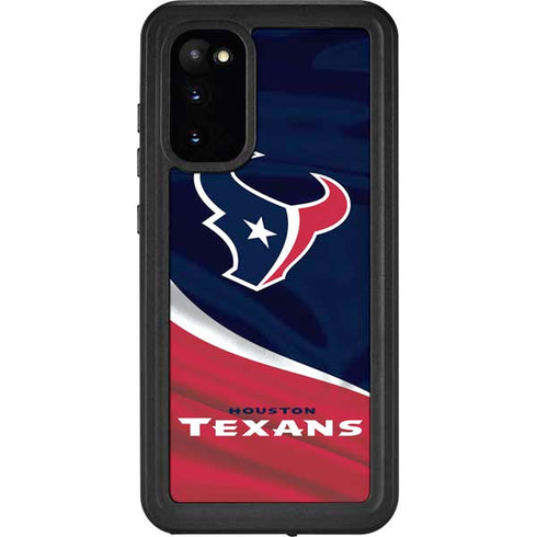NFL Houston Texans Galaxy S20 Waterproof Case