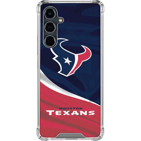 NFL Houston Texans Galaxy S23 FE Clear Case