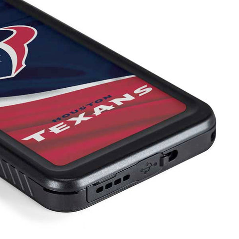NFL Houston Texans Galaxy S23 Waterproof Case
