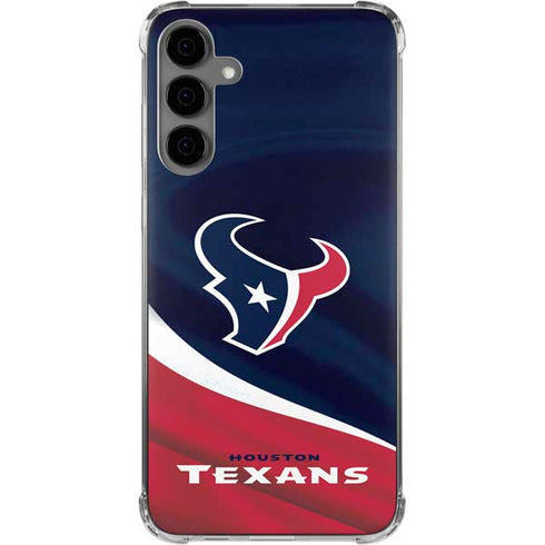 NFL Houston Texans Galaxy S24 Plus Clear Case