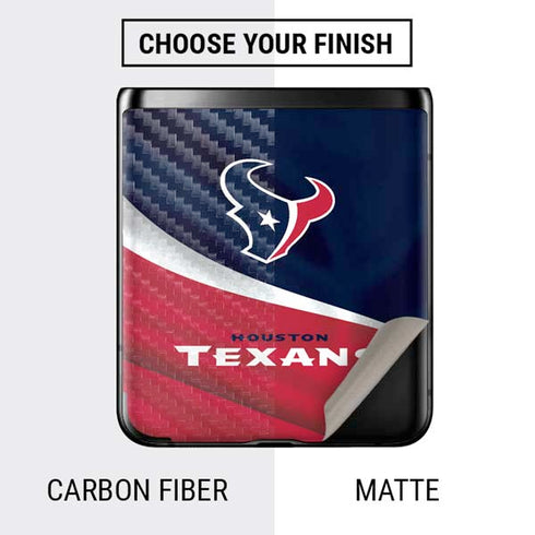 NFL Houston Texans Galaxy Z Flip Skin