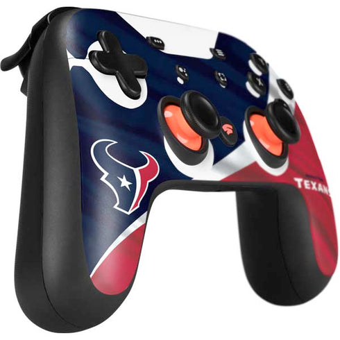 NFL Houston Texans Google Stadia Controller Skin