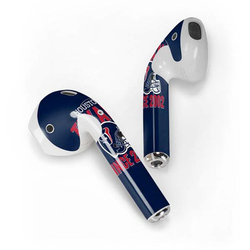 NFL Houston Texans Helmet Apple AirPods Skin