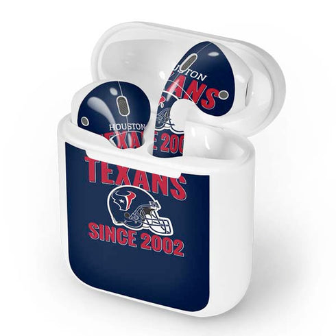 NFL Houston Texans Helmet Apple AirPods Skin