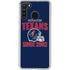 NFL Houston Texans Helmet Galaxy A21 Clear Case
