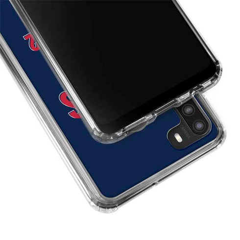 NFL Houston Texans Helmet Galaxy A21 Clear Case