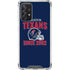 NFL Houston Texans Helmet Galaxy A72 5G Clear Case