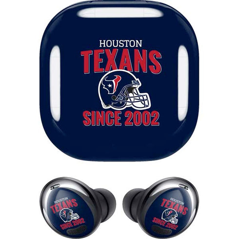 NFL Houston Texans Helmet Galaxy Buds Pro Skin