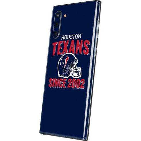NFL Houston Texans Helmet Galaxy Note 10 Skin