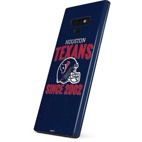 NFL Houston Texans Helmet Galaxy Note 9 Skin
