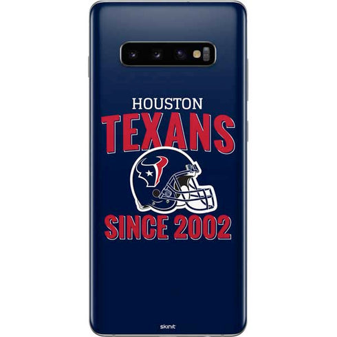 NFL Houston Texans Helmet Galaxy S10 Plus Skin
