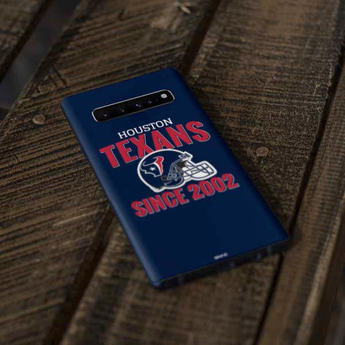 NFL Houston Texans Helmet Galaxy S10 Plus Skin