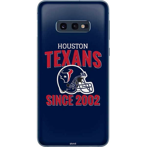 NFL Houston Texans Helmet Galaxy S10e Skin