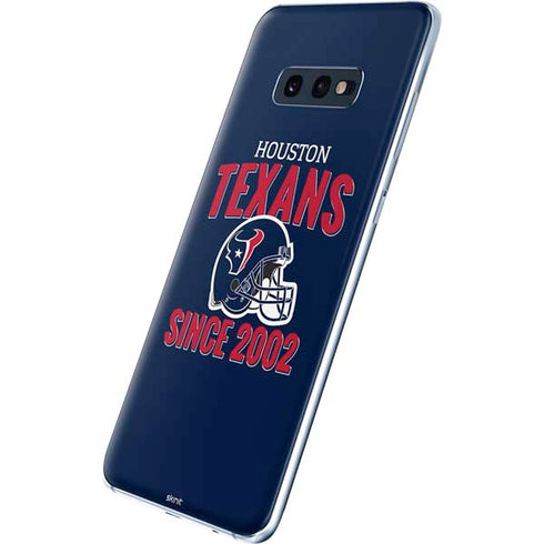 NFL Houston Texans Helmet Galaxy S10e Skin