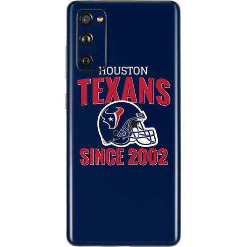 NFL Houston Texans Helmet Galaxy S20 Fan Edition Skin