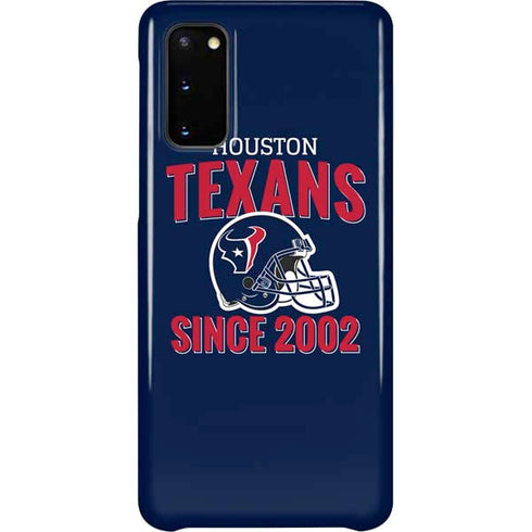 NFL Houston Texans Helmet Galaxy S20 Lite Case