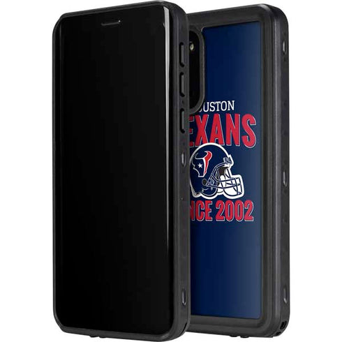 NFL Houston Texans Helmet Galaxy S20 Plus Waterproof Case