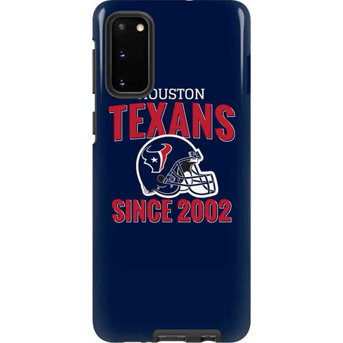 NFL Houston Texans Helmet Galaxy S20 Pro Case