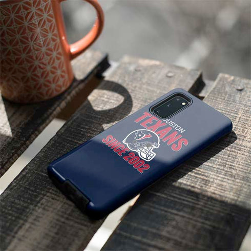 NFL Houston Texans Helmet Galaxy S20 Pro Case