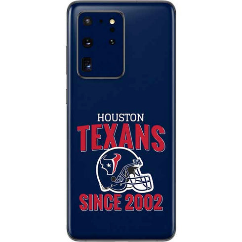 NFL Houston Texans Helmet Galaxy S20 Ultra 5G Skin