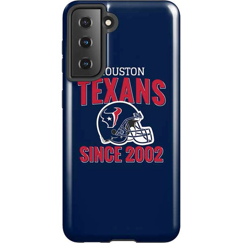 NFL Houston Texans Helmet Galaxy S21 5G Pro Case