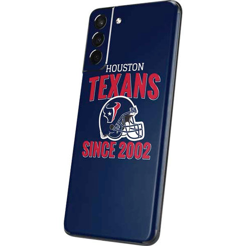 NFL Houston Texans Helmet Galaxy S21 Plus 5G Skin