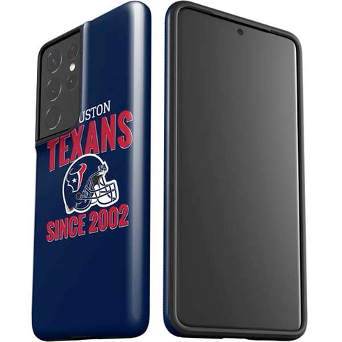 NFL Houston Texans Helmet Galaxy S21 Ultra 5G Pro Case