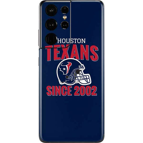 NFL Houston Texans Helmet Galaxy S21 Ultra 5G Skin