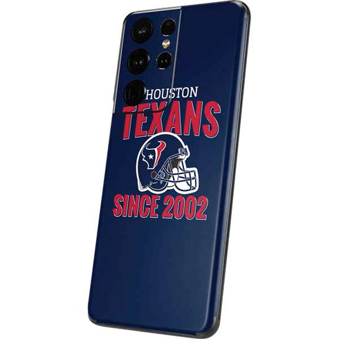 NFL Houston Texans Helmet Galaxy S21 Ultra 5G Skin