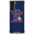 NFL Houston Texans Helmet Galaxy S22 Clear Case