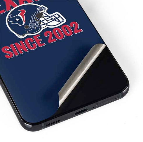 NFL Houston Texans Helmet Galaxy S22 Plus Skin