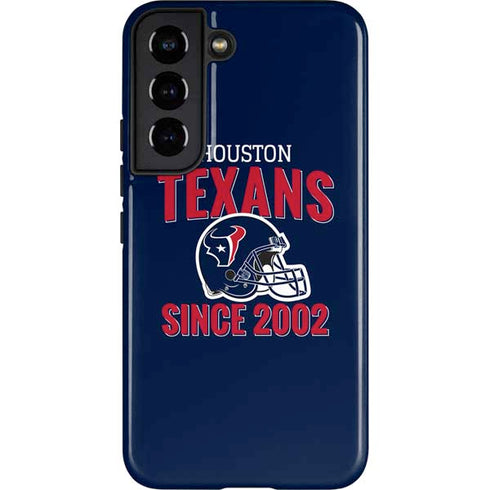 NFL Houston Texans Helmet Galaxy S22 Pro Case