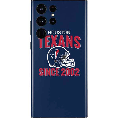 NFL Houston Texans Helmet Galaxy S22 Ultra Skin