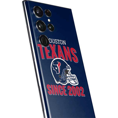 NFL Houston Texans Helmet Galaxy S22 Ultra Skin