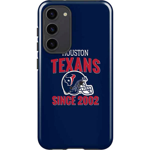 NFL Houston Texans Helmet Galaxy S23 Plus Pro Case