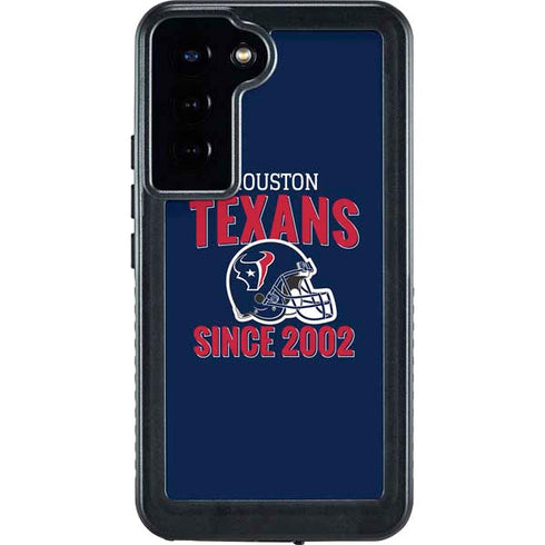 NFL Houston Texans Helmet Galaxy S23 Plus Waterproof Case