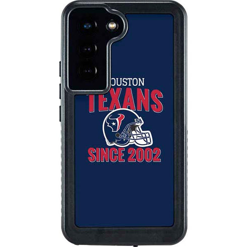 NFL Houston Texans Helmet Galaxy S23 Waterproof Case