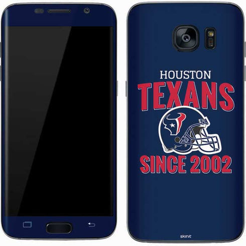 NFL Houston Texans Helmet Galaxy S7 Skin