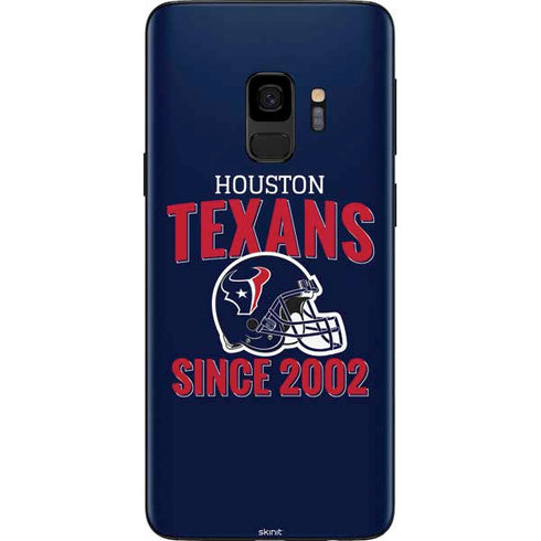 NFL Houston Texans Helmet Galaxy S9 Skin
