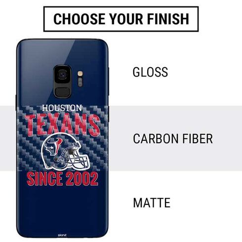NFL Houston Texans Helmet Galaxy S9 Skin