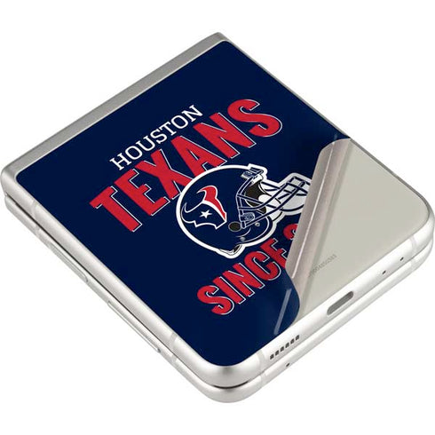 NFL Houston Texans Helmet Galaxy Z Flip3 5G Skin
