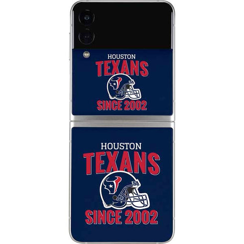 NFL Houston Texans Helmet Galaxy Z Flip4 5G Skin