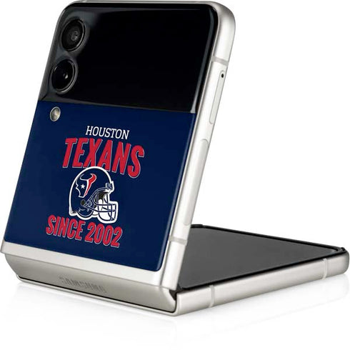 NFL Houston Texans Helmet Galaxy Z Flip4 5G Skin