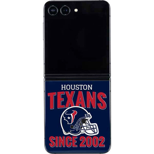 NFL Houston Texans Helmet Galaxy Z Flip5 5G Skin
