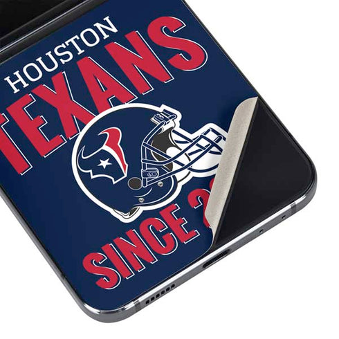 NFL Houston Texans Helmet Galaxy Z Flip5 5G Skin