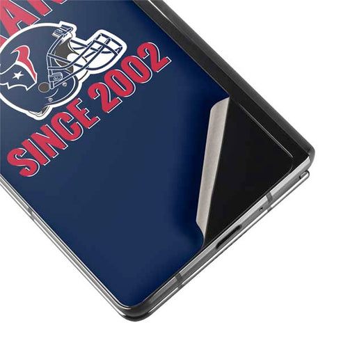 NFL Houston Texans Helmet Galaxy Z Fold2 5G Skin